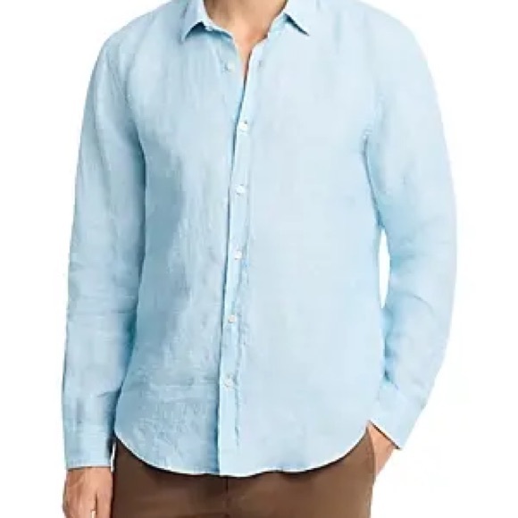 Bloomingdale's Other - NWT The Men's Store at Bloomingdale's Yarn-Dyed Standard Fit Linen Shirt